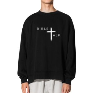 Unisex black sweatshirt
